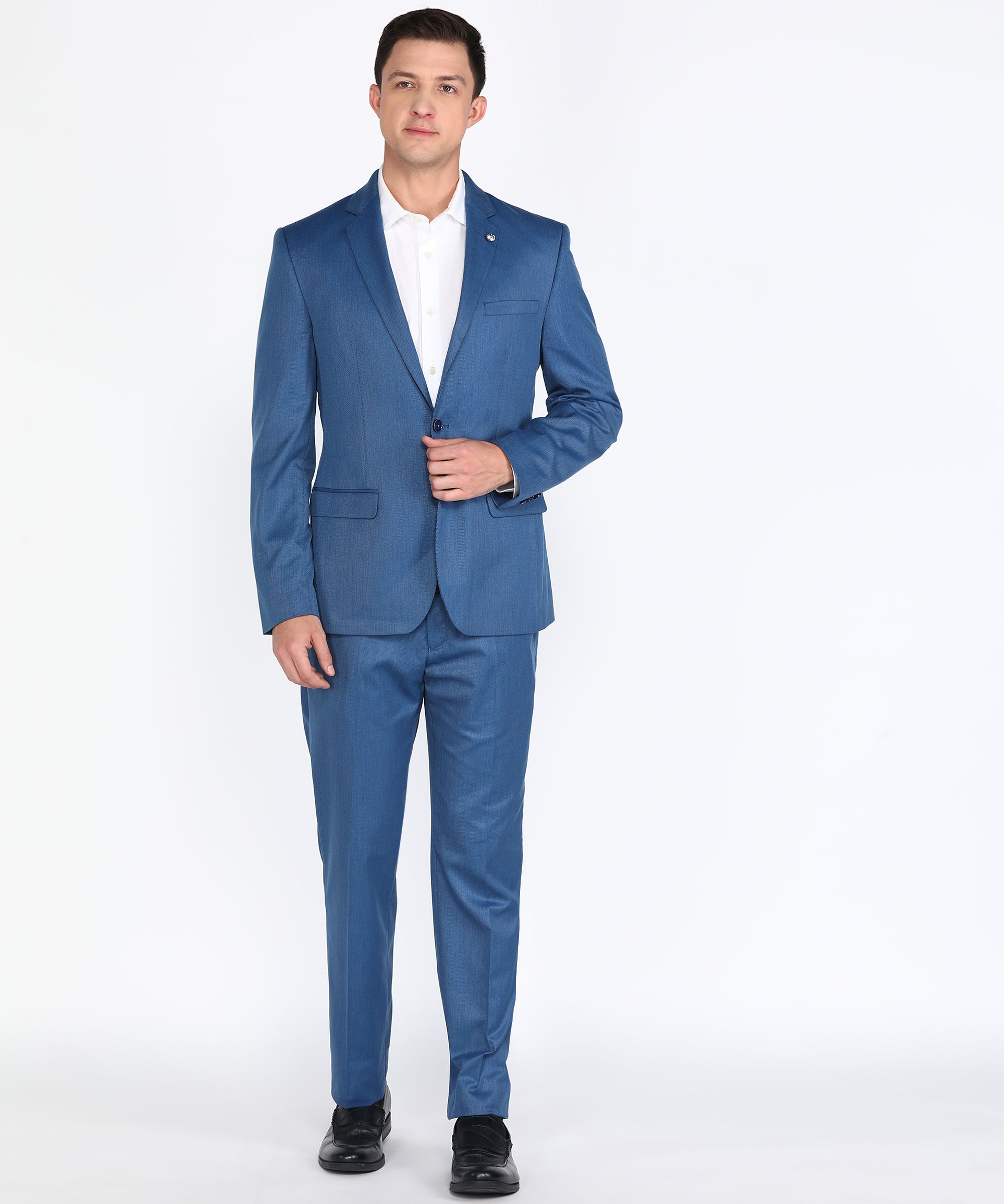 park avenue Men 2 PC Suit Self Design Suit-picture-21