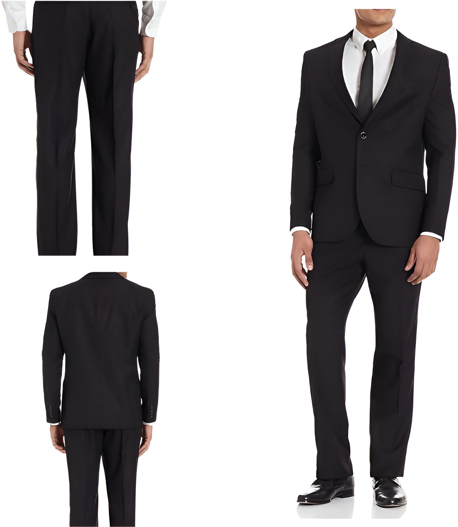 risani Men Single Breasted Solid Suit-picture-28