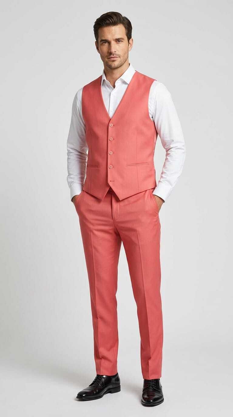 asthetic Men Men Solid Suit-picture-14