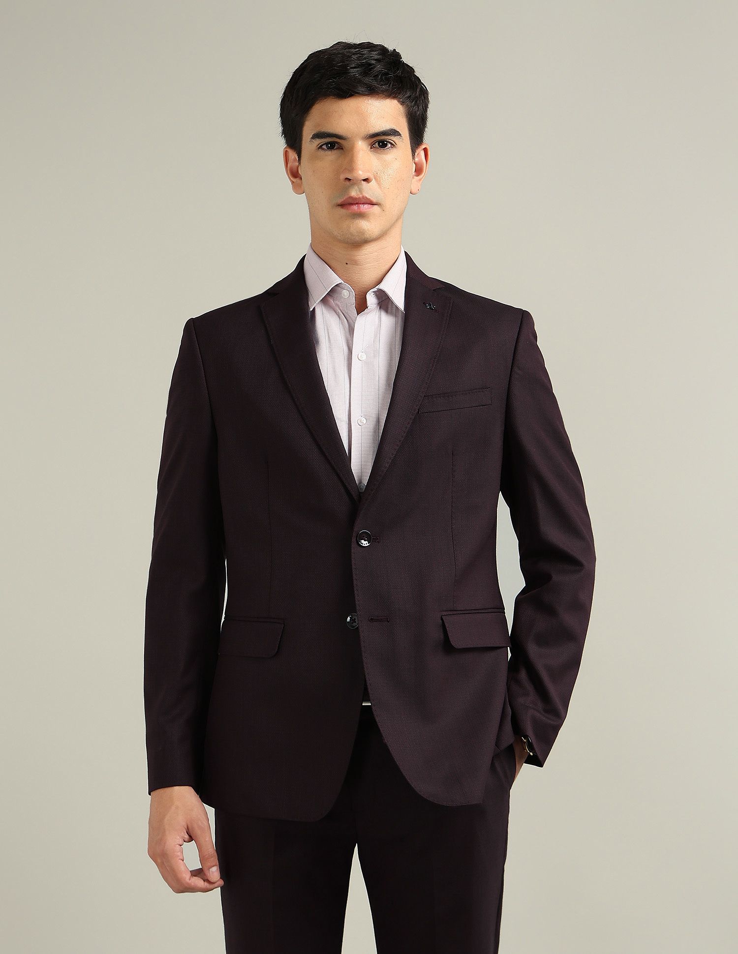 arrow Men 2-piece Textured Suit-picture-35