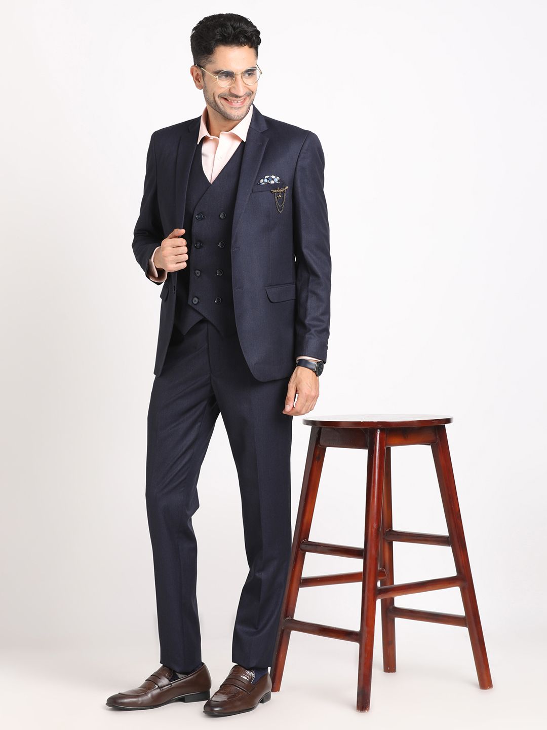 turtle Men 3 Piece Suit Solid Suit-picture-15