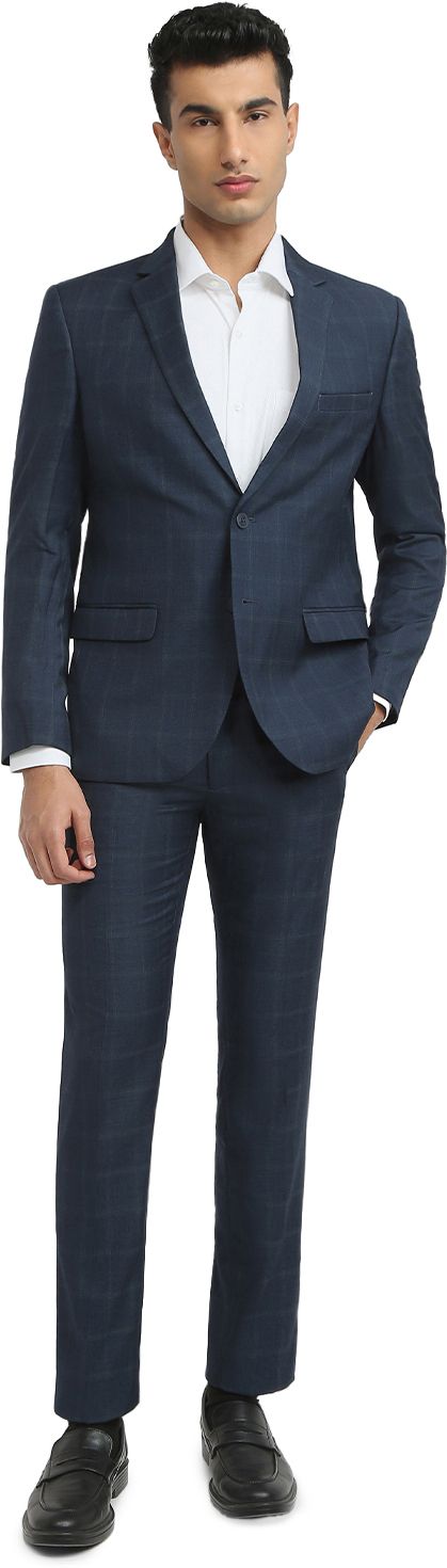 park avenue Men 3-piece Solid Suit-picture-26