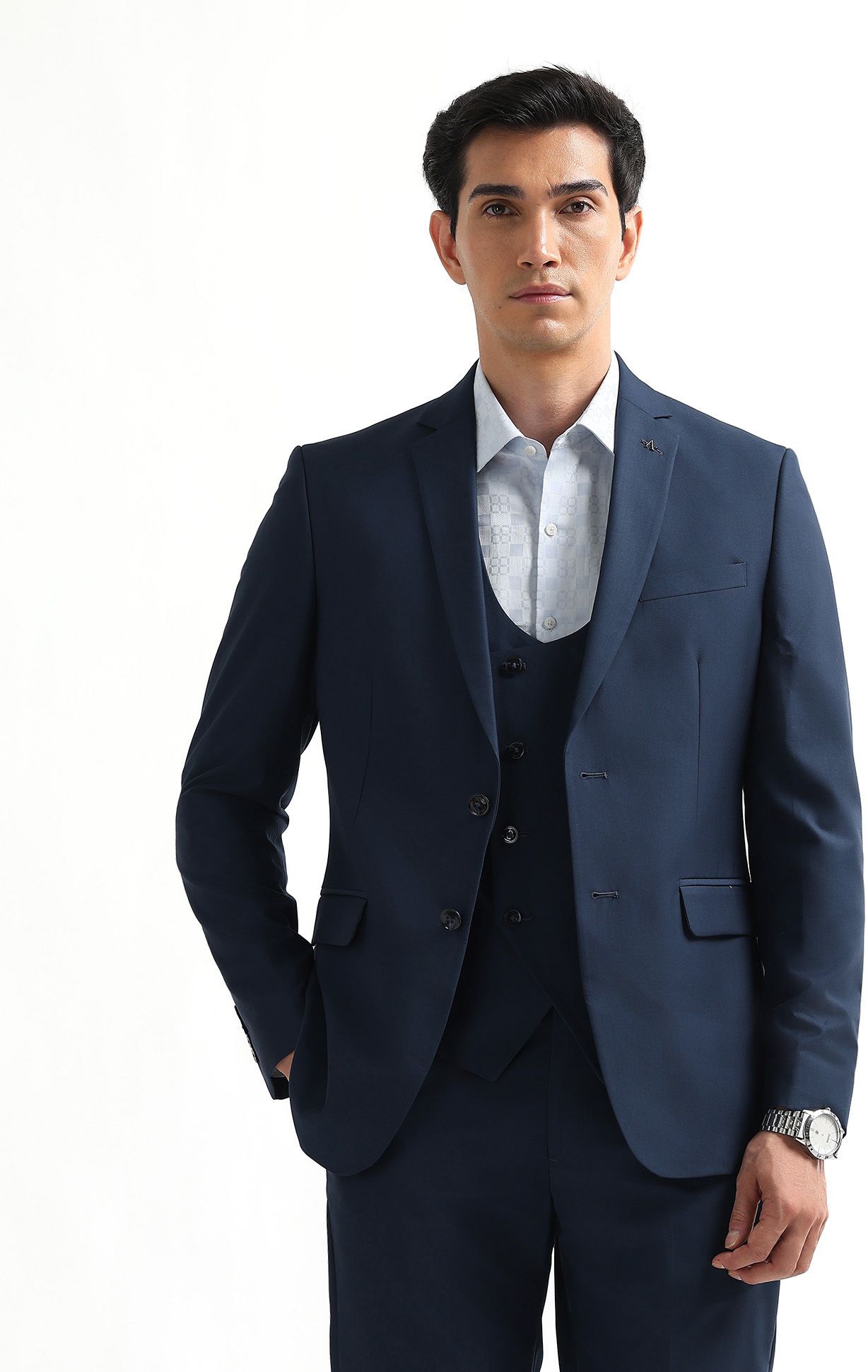 arrow Men Formal Wear Solid Suit-picture-23