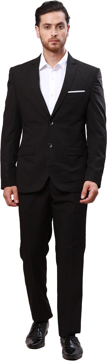 Men 2 PC Suit Self Design Suit-image-19