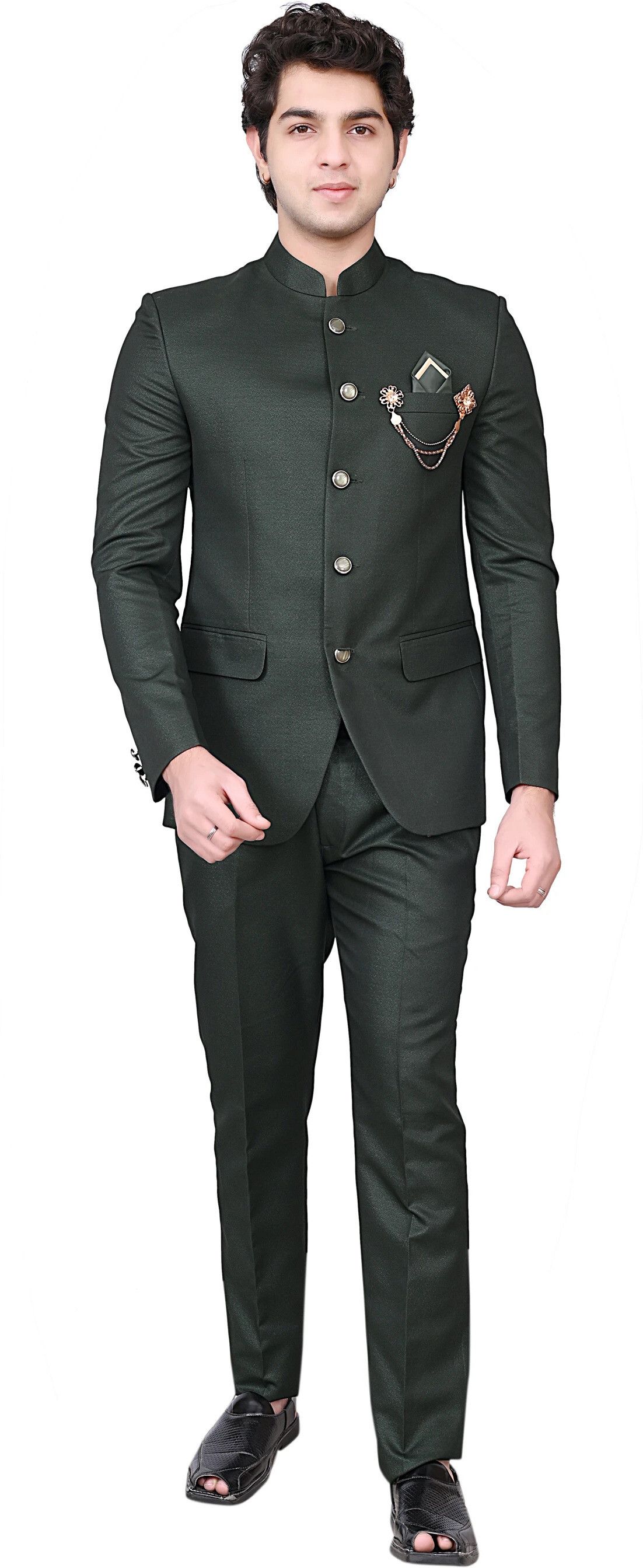 Men Jodhpuri Solid Suit