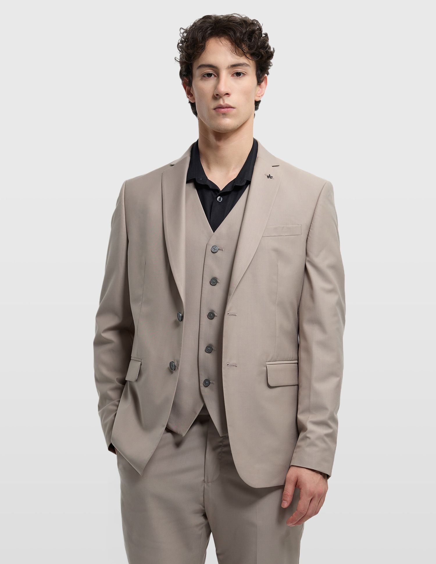 arrow Men Formal Wear Solid Suit-picture-26