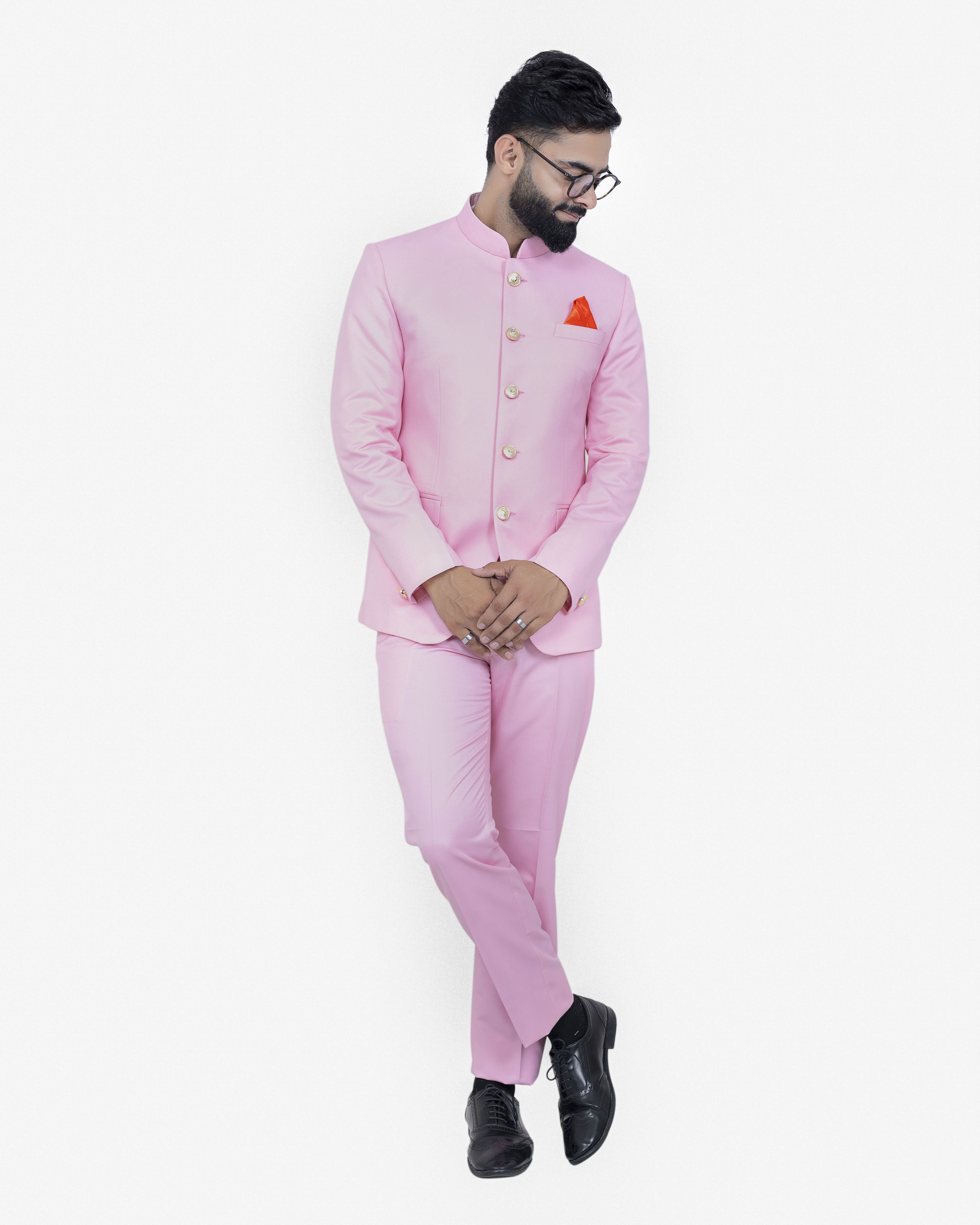 aljaami Men jodhpuri bandhgala Solid Suit-picture-22