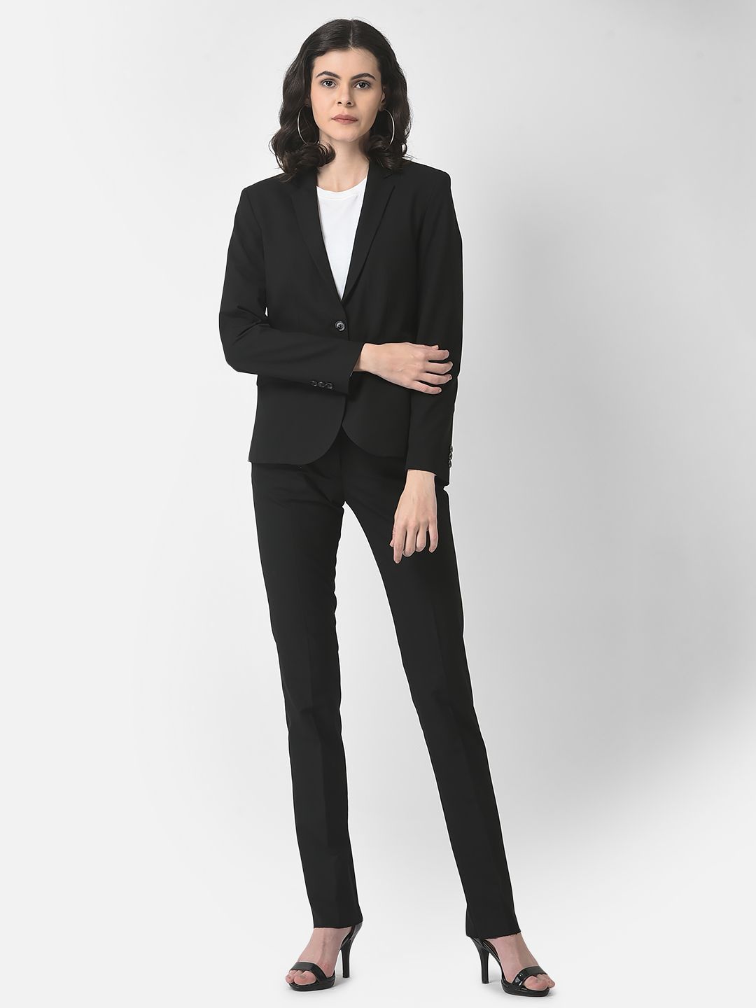 Women 2 Piece Suit Solid Suit