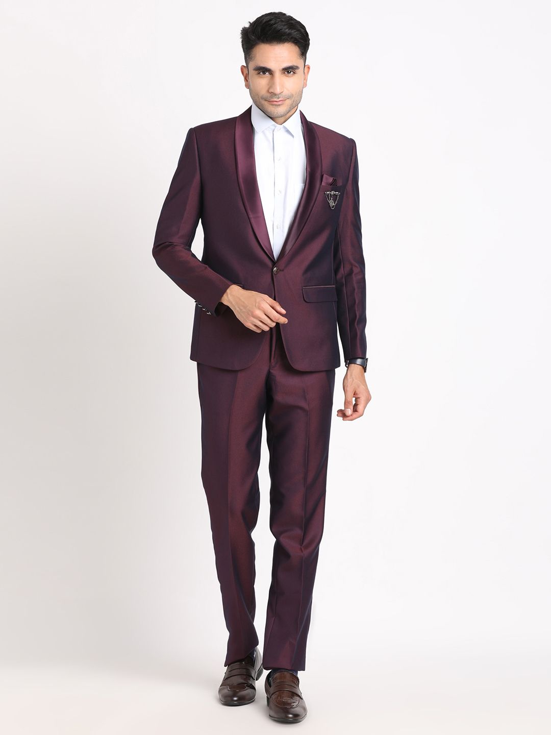 turtle Men 2 Piece Suit Solid Suit-picture-25