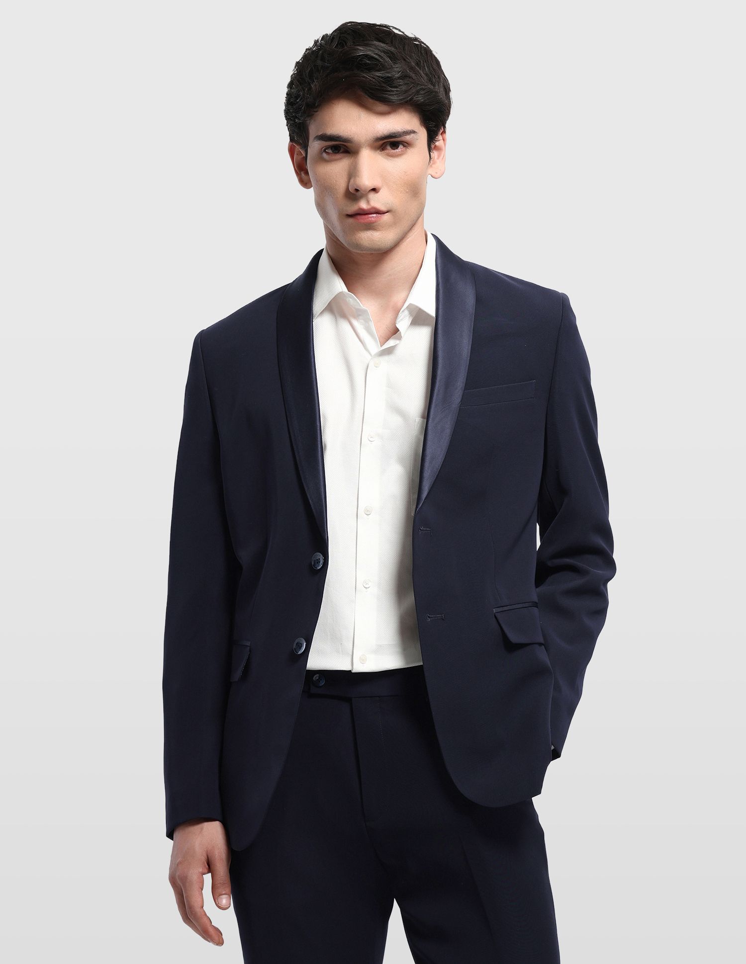 arrow Men Tuxedo Style Solid Suit-picture-22