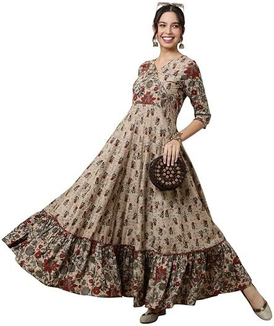 Women Angrakha Printed Suit