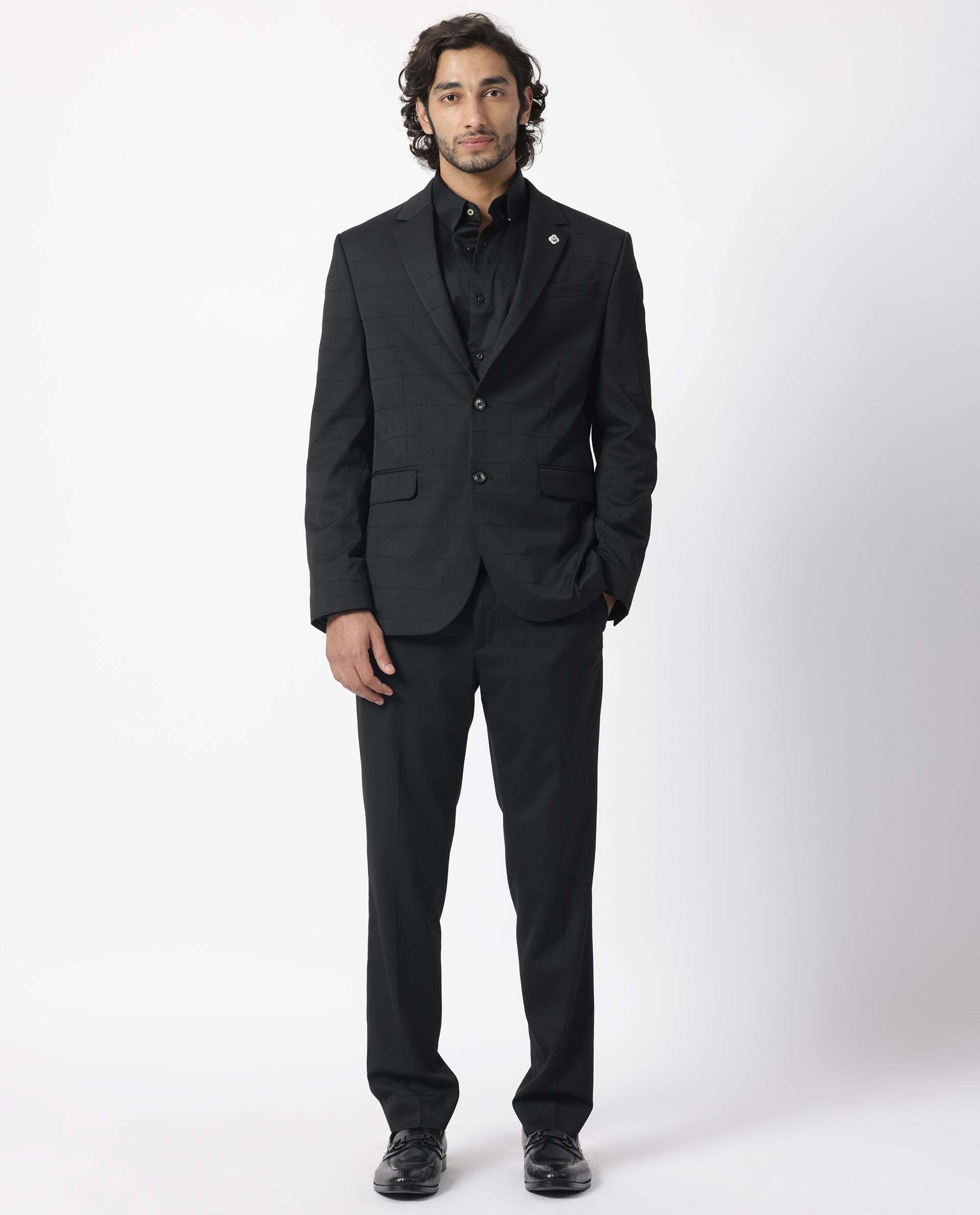 rare rabbit Men Suits Checkered Suit-picture-22