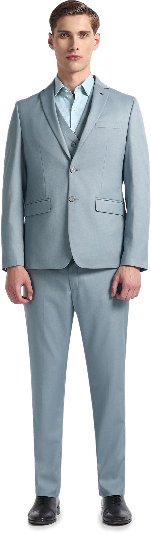 arrow Men Three Piece Solid Suit-picture-23