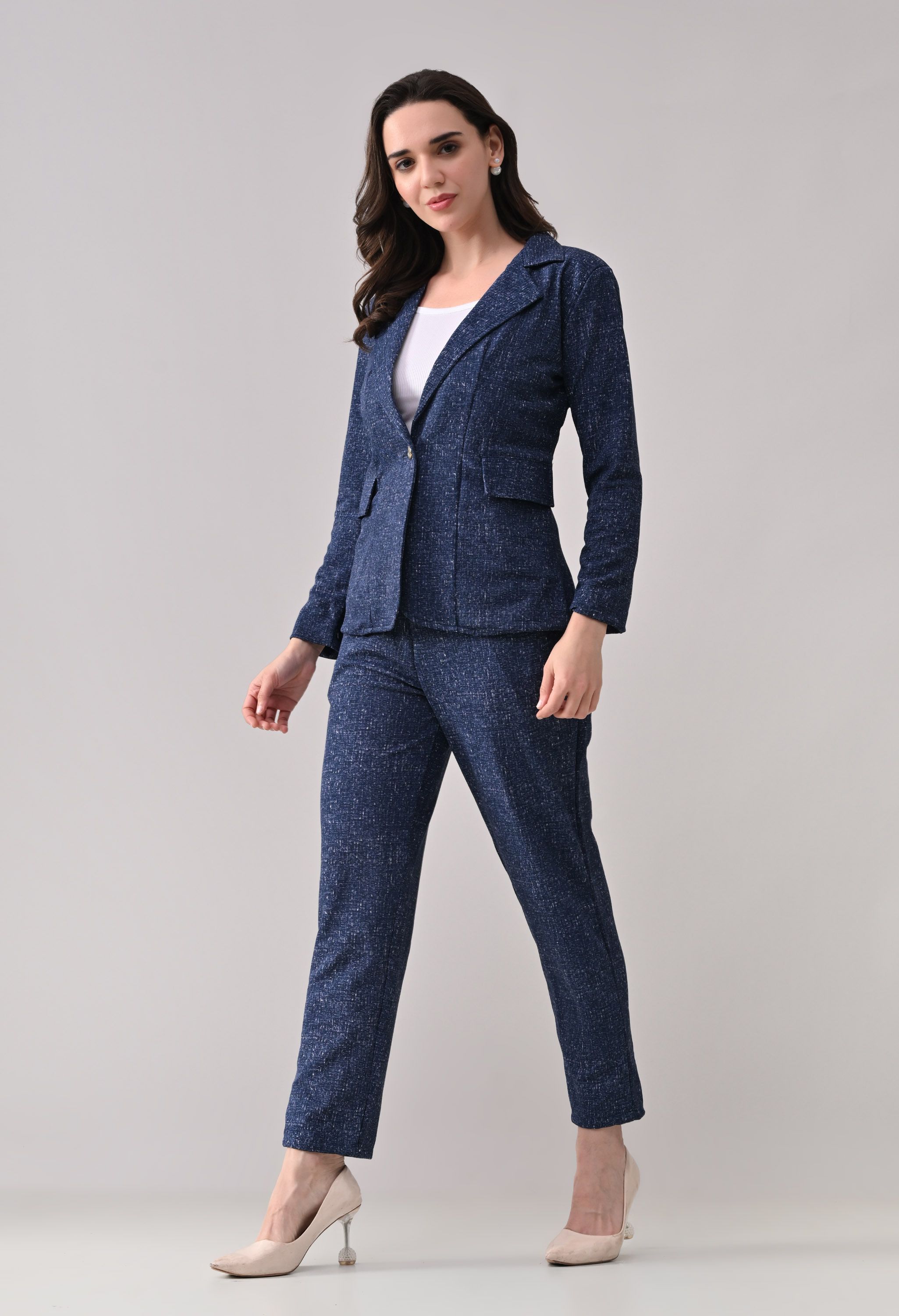 eleganceb by jangid Women Blazer & Trouser Printed Suit-picture-15