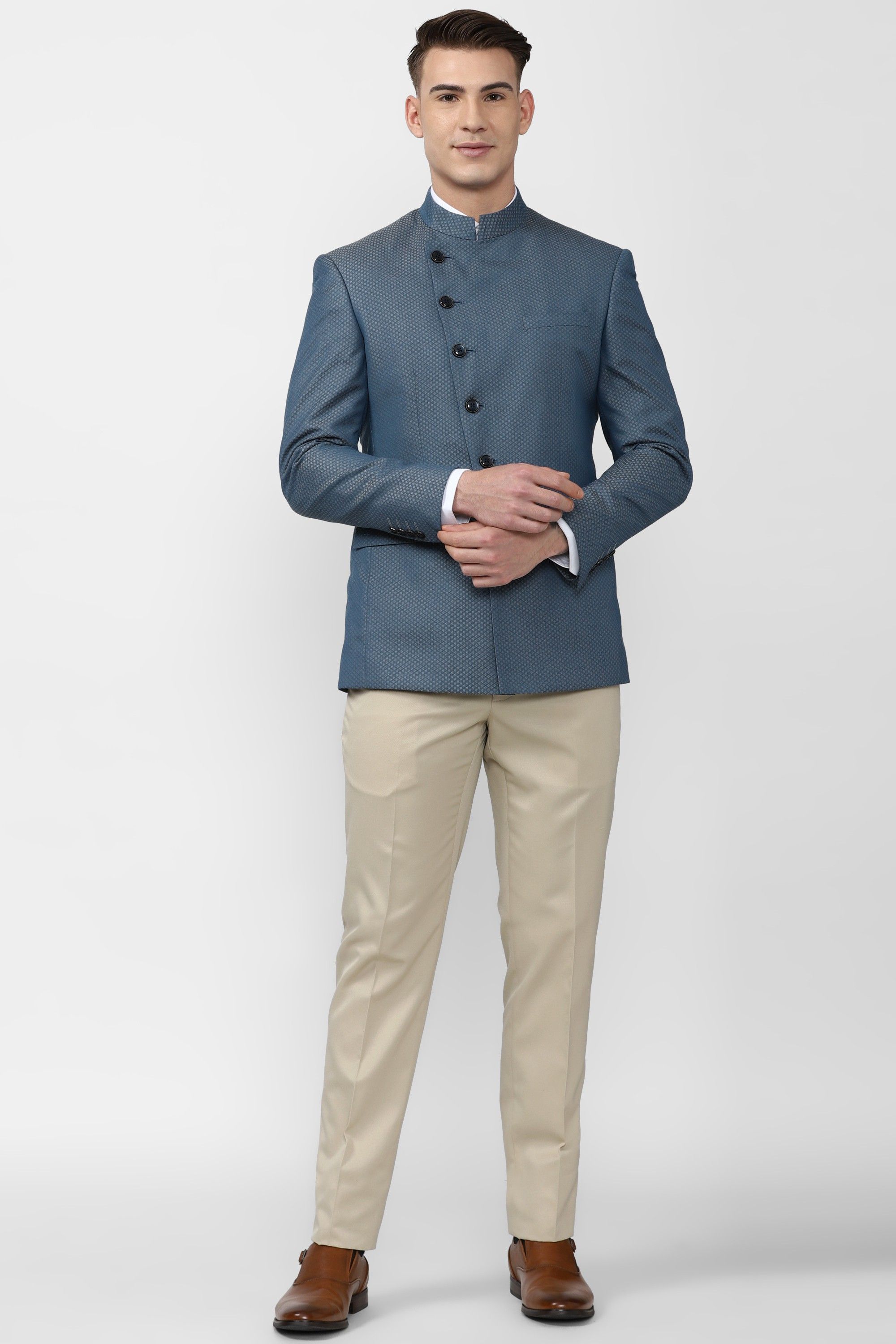 Men Suits Self Design Suit-image-23