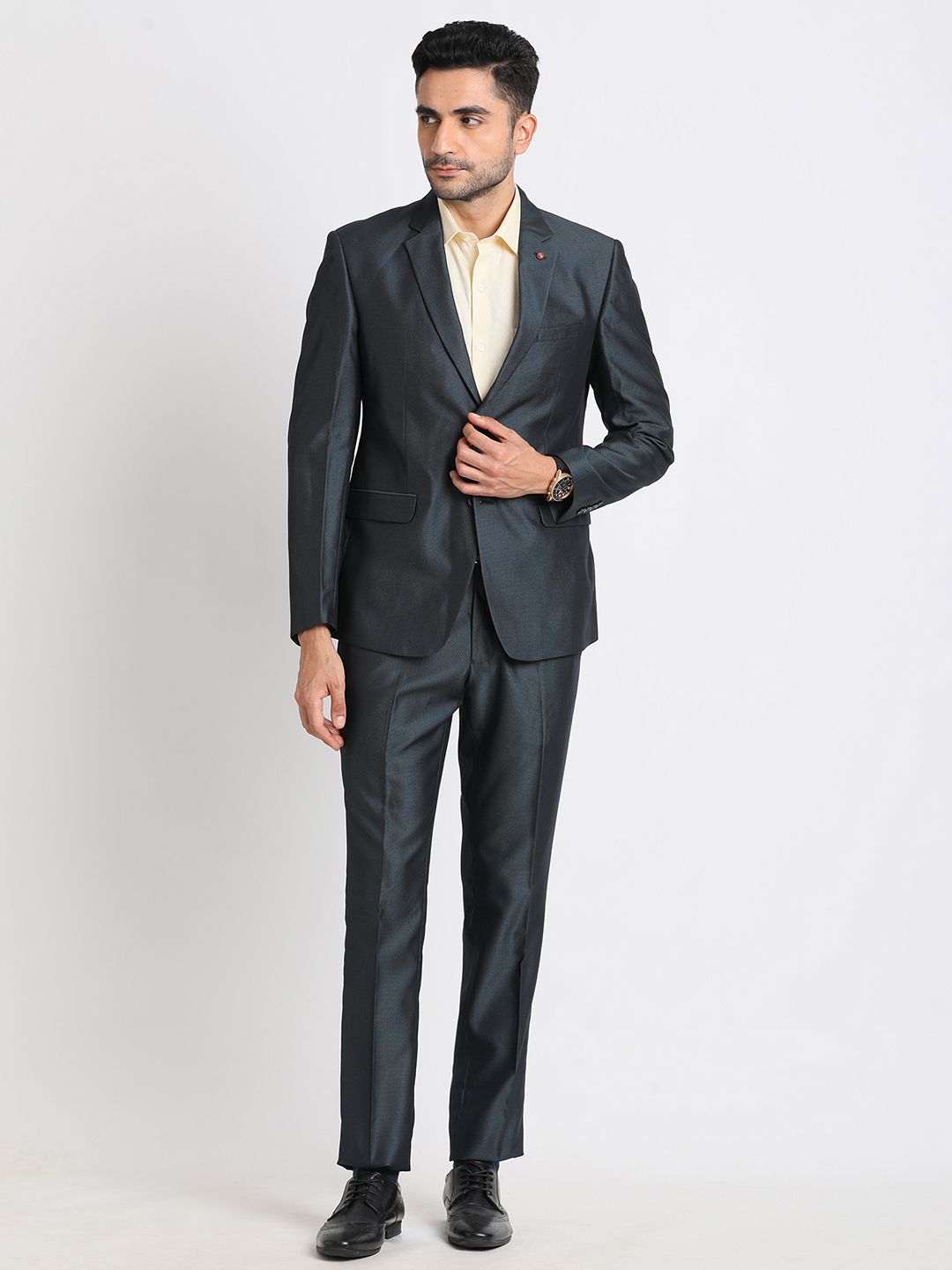 turtle Men 2 Piece Suit Self Design Suit-picture-42