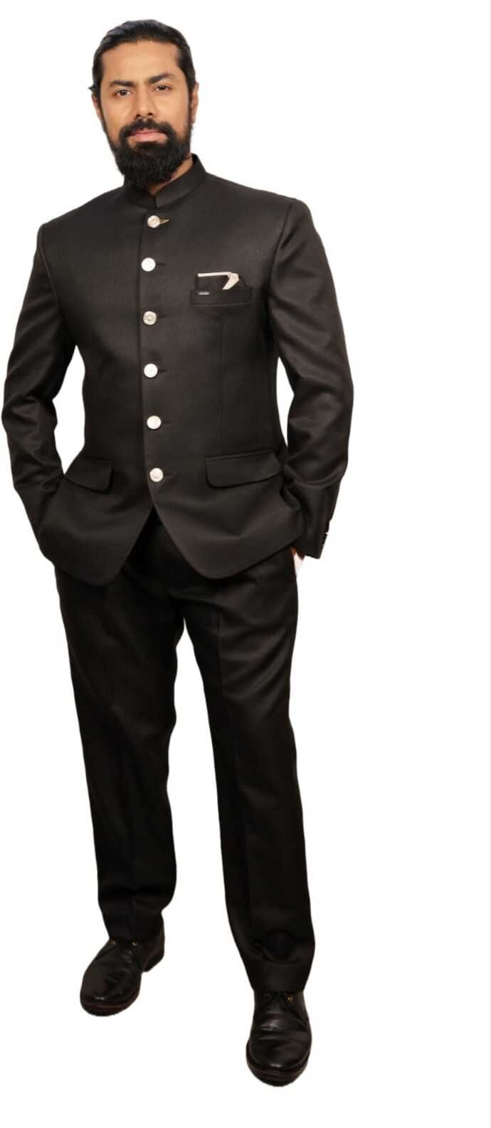 nadali fashion wear Men JODHPURI BAND GALLA Solid Suit-picture-11