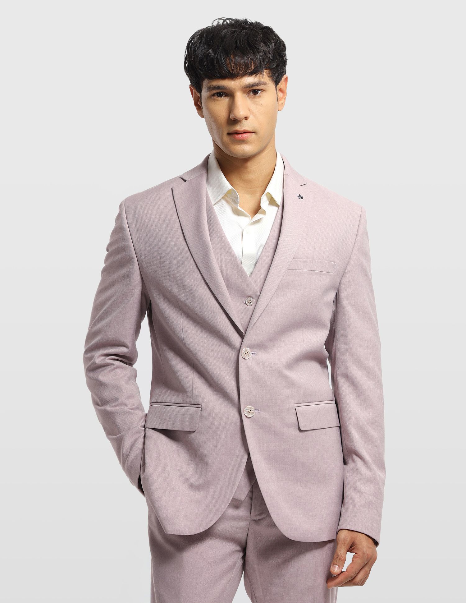 arrow Men Formal Wear Solid Suit-picture-44