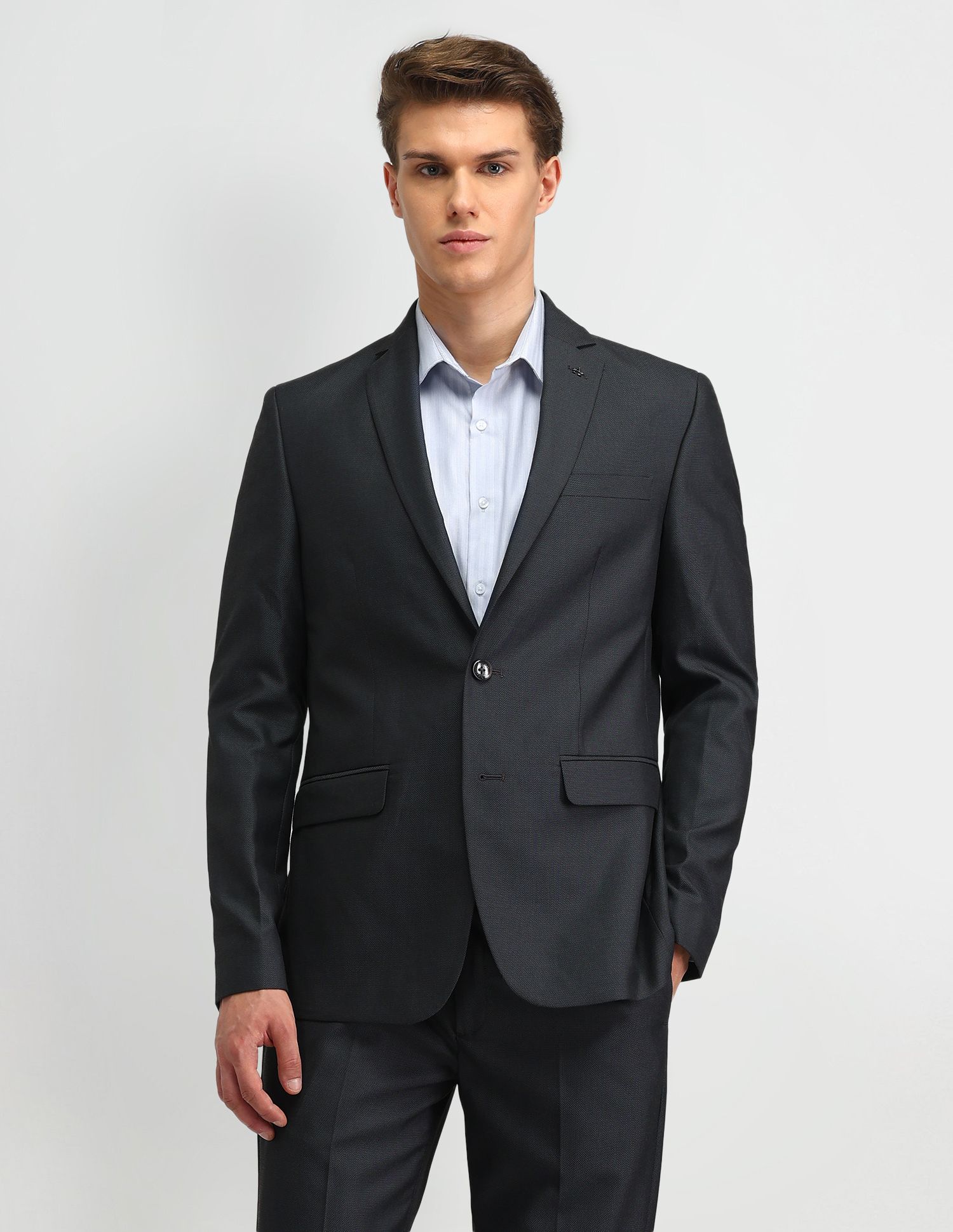 arrow Men 2-piece Self Design Suit-picture-43