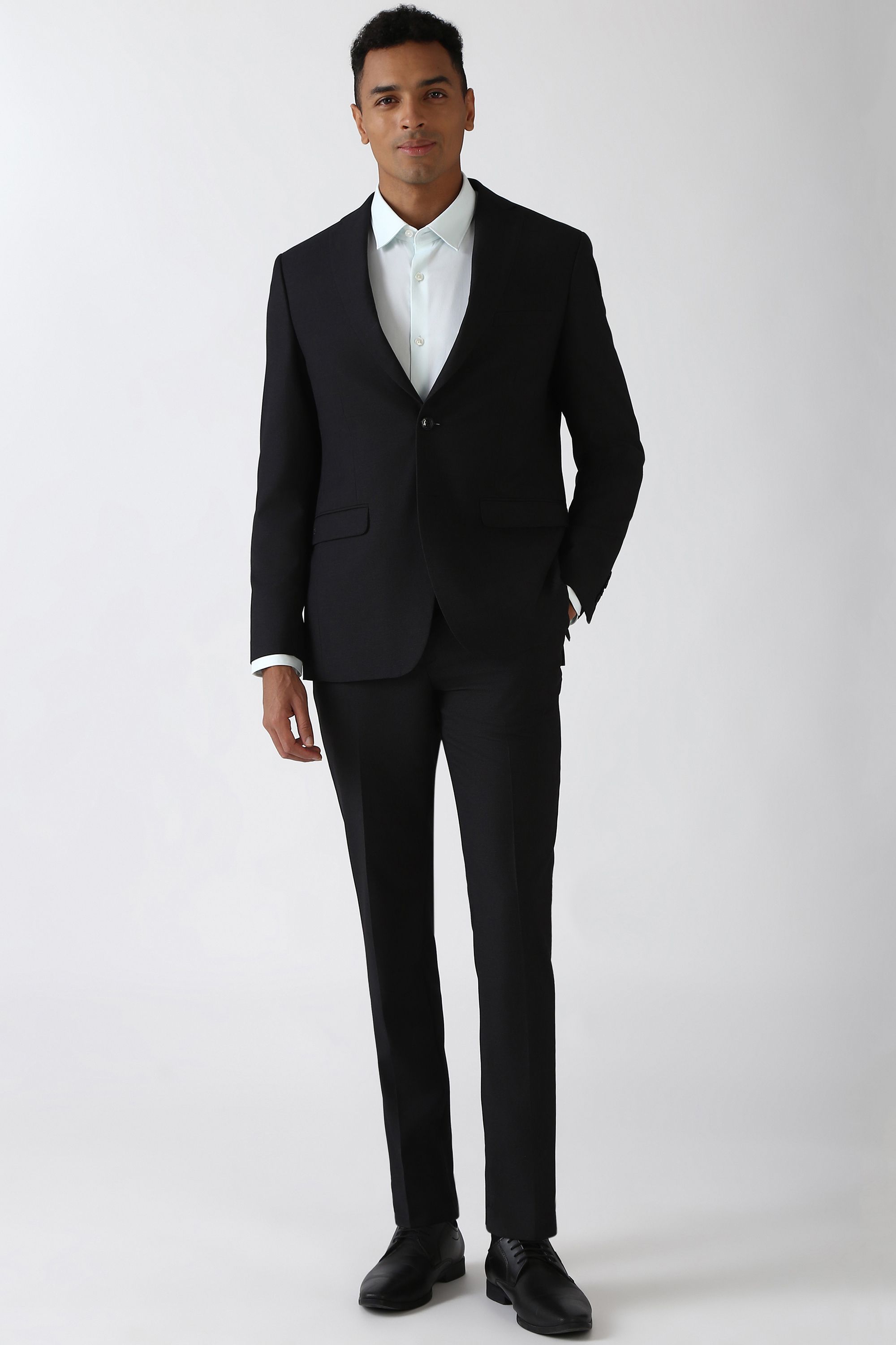 peter england Men Suits Solid Suit-picture-27