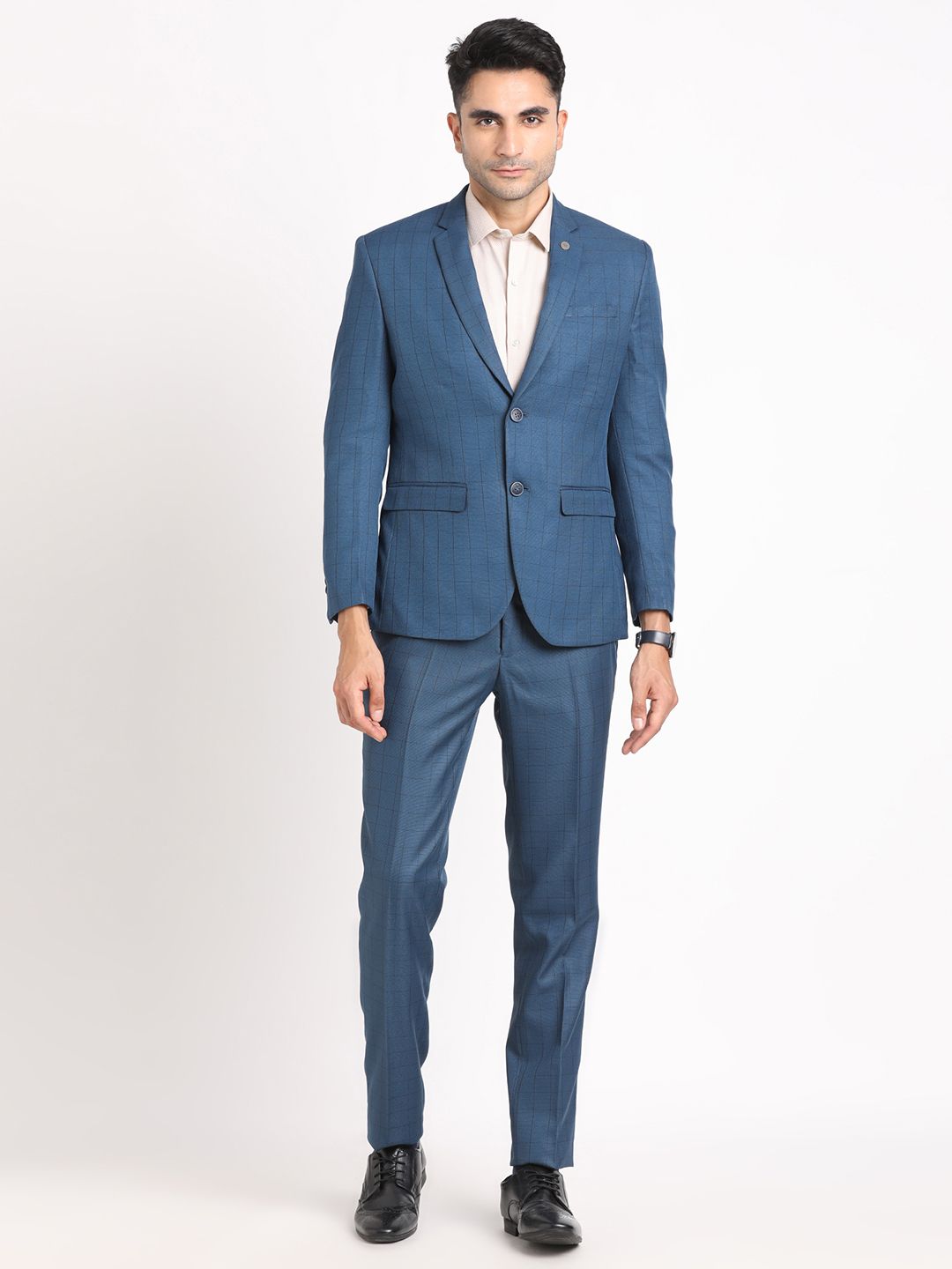 turtle Men 2 Piece Checkered Suit-picture-38