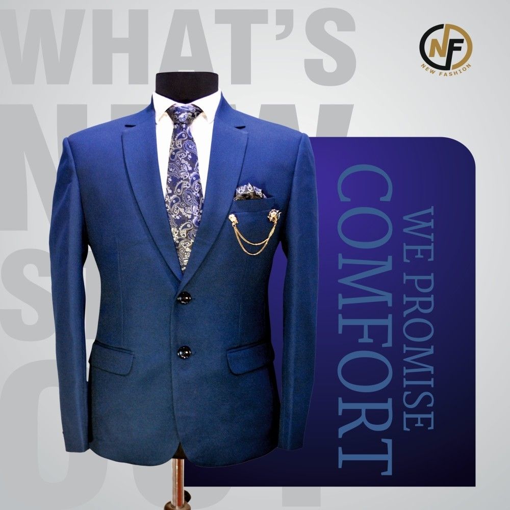 nf fashion Men 4 Pice Suits Blazer Solid colour formula style with tye Self Design Suit-picture-21