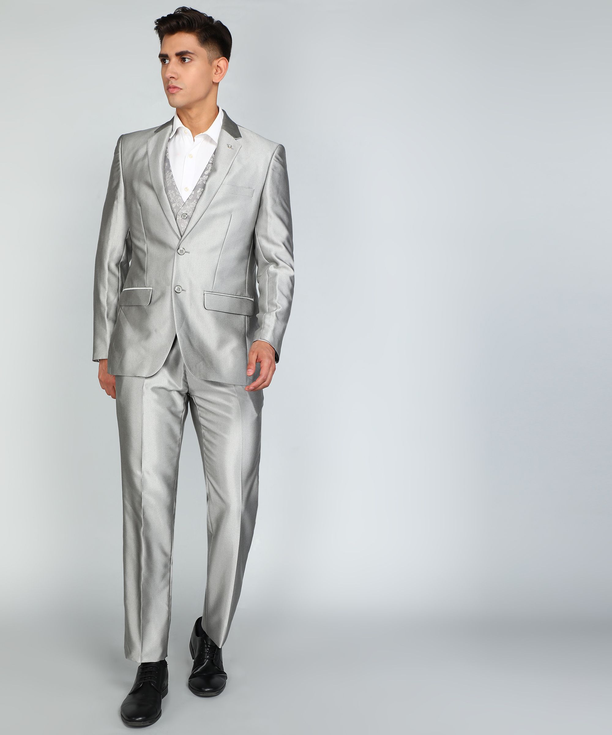 raymond Men 3 PC Suit Self Design Suit-picture-14