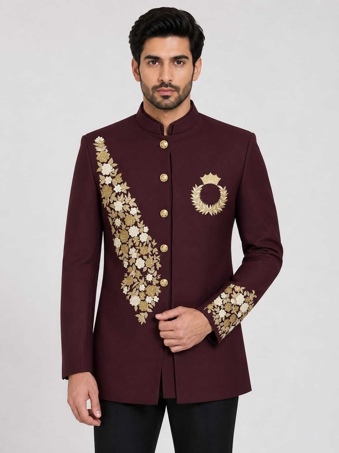 maahivarr Men Open jodhpuri Embroidered Suit-picture-32