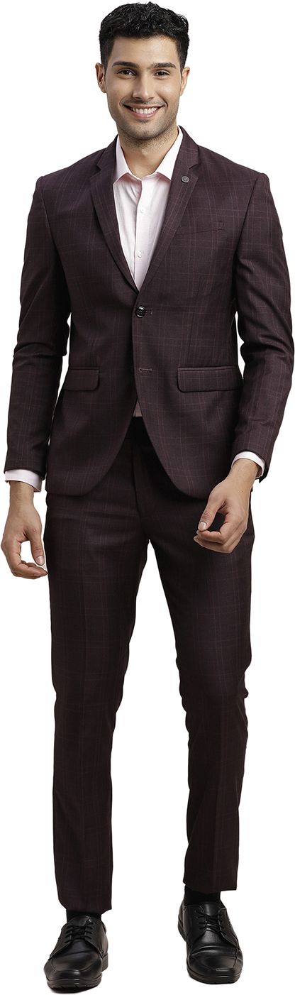 turtle Men Two Piece Checkered Suit-picture-20