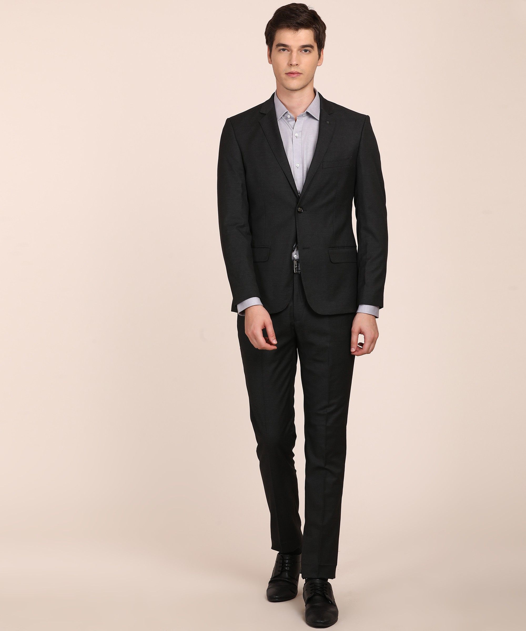 arrow newyork Men Two Piece Suit Solid Suit-picture-20