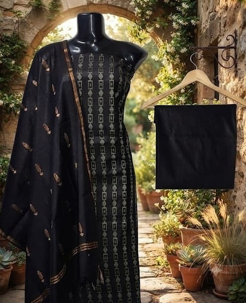 gulethinic Women Top Bottom and Dupatta Woven Suit-picture-30