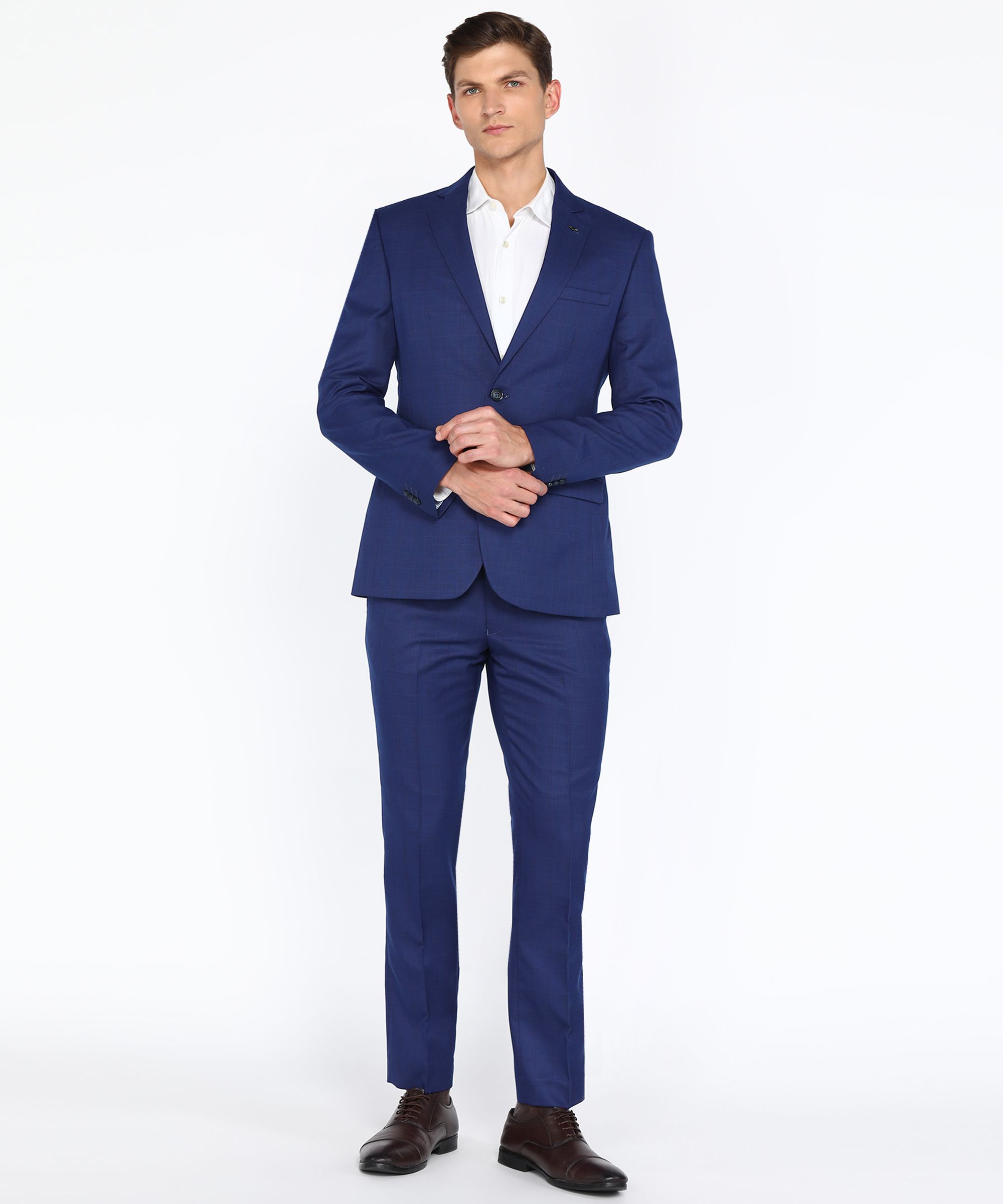 park avenue Men 2 PC Suit Checkered Suit-picture-25