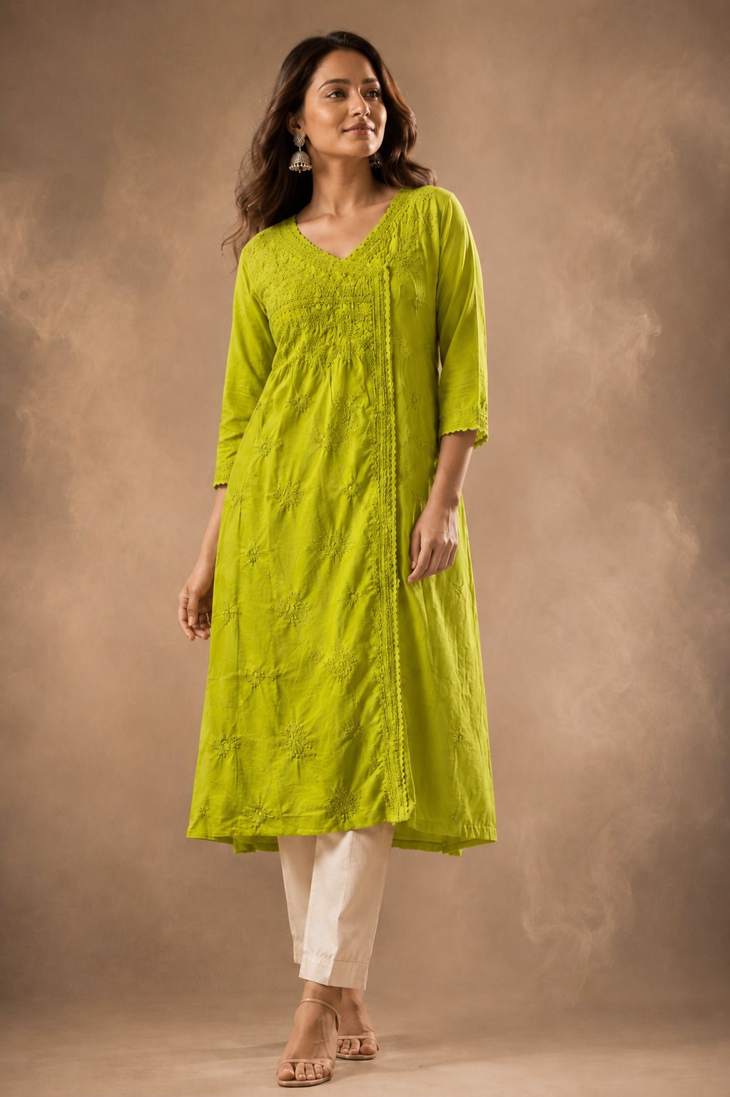 indian kurti Women embodered Printed Suit-picture-13