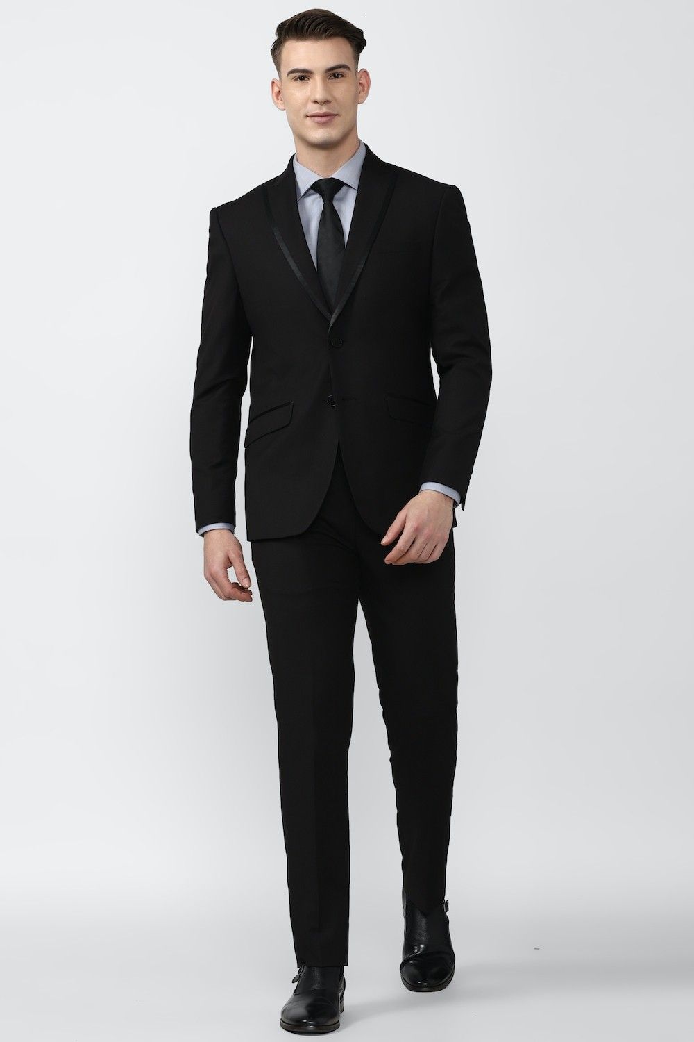 Men Single Breasted - 2 button Solid Suit