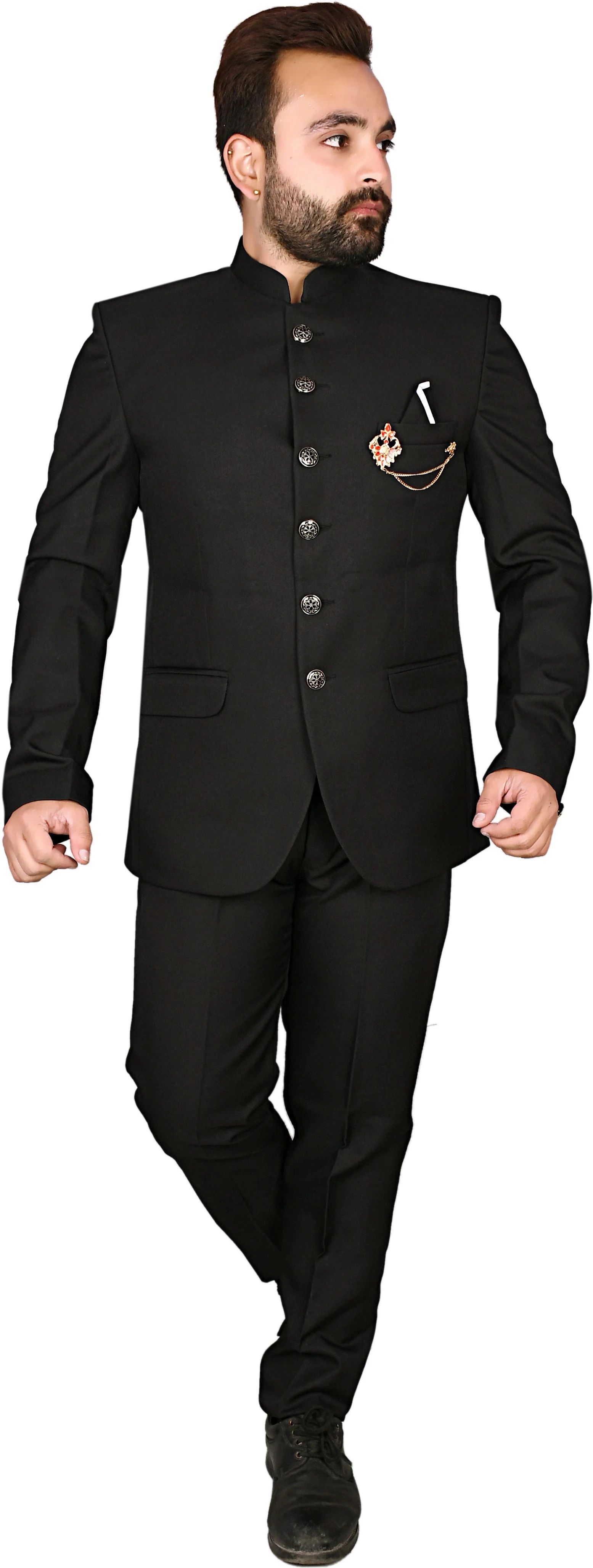 diamond style Men Jodhpuri Solid Suit-picture-12