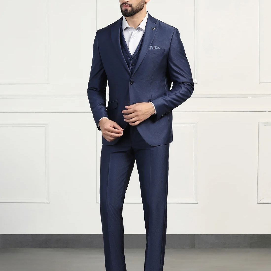 blackberrys Men Casual Wear Solid Suit-picture-36
