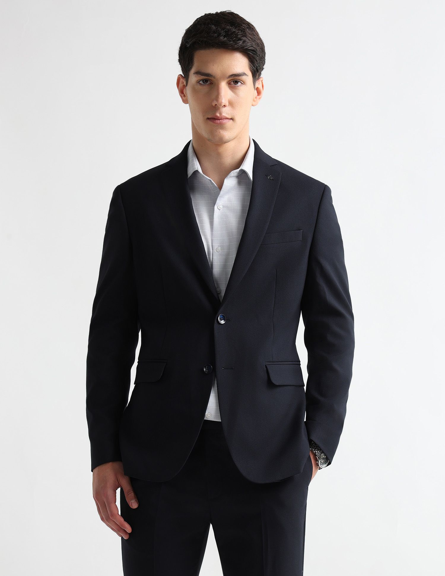 arrow Men 2-piece Textured Suit-picture-22
