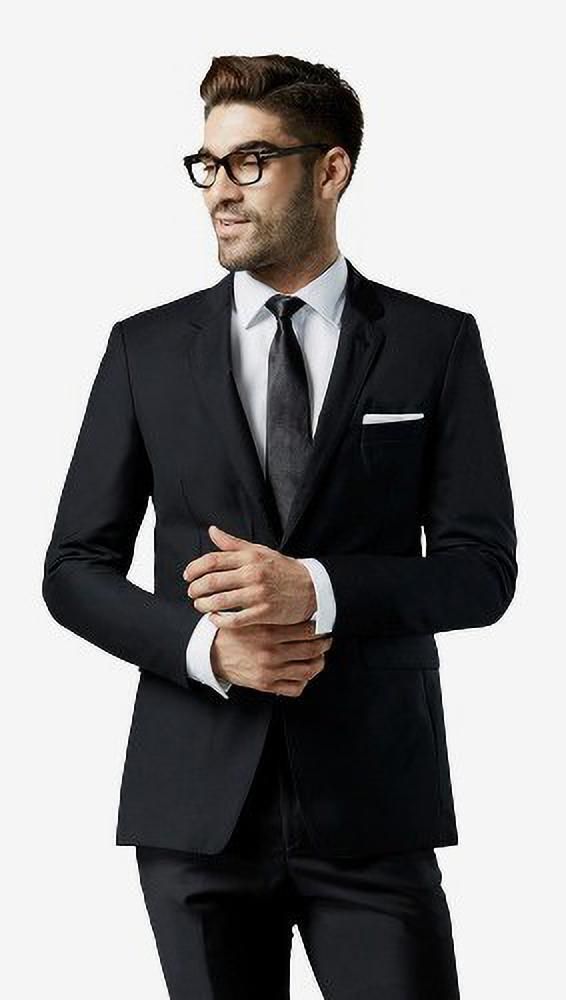 humjoli Men Single Breasted Solid Suit-picture-18