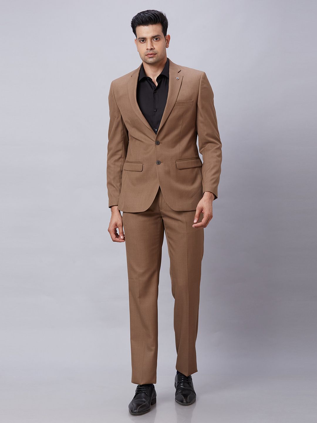 raymond Men SB 2BTN NOTCH LPL SUIT-2PCS CNTP FIT Solid Suit-picture-29