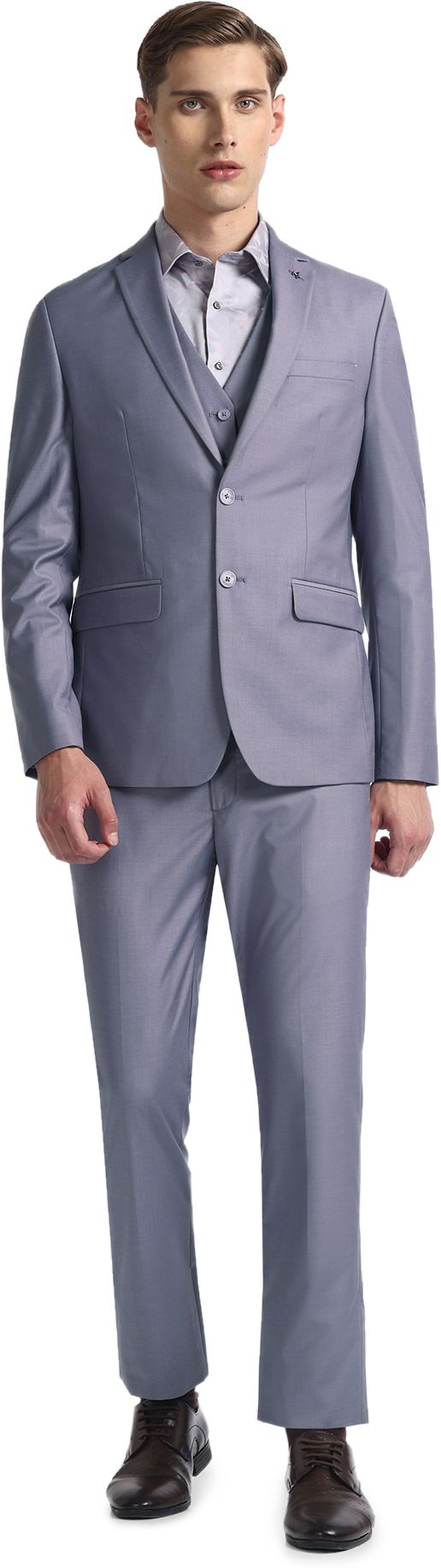 arrow Men Three Piece Solid Suit-picture-45