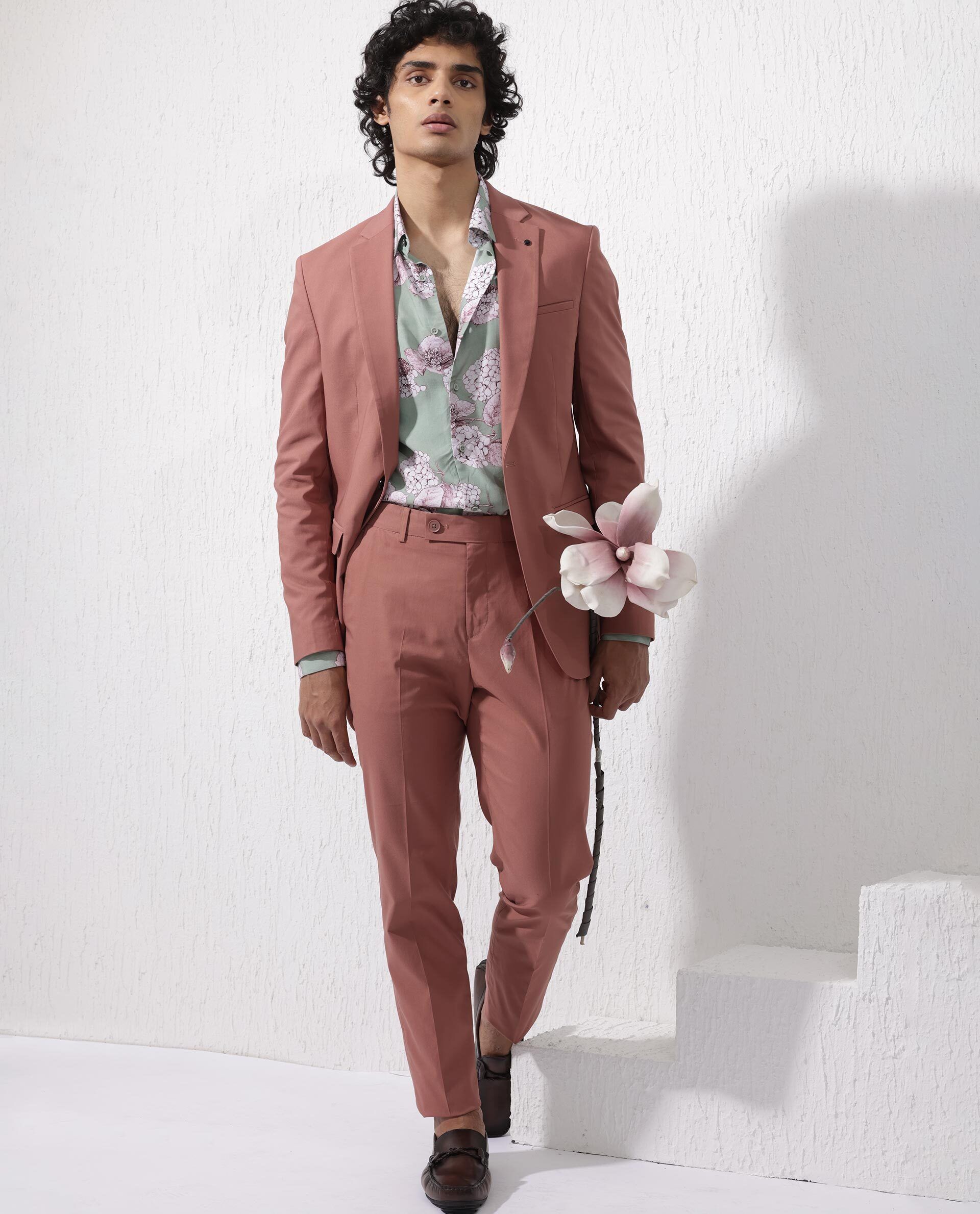 rare rabbit Men Suits Solid Suit-picture-46