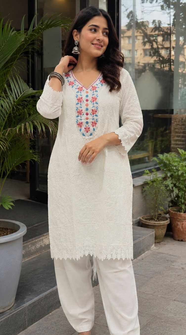 mirchikurti Women SUMMER WEAR Embroidered Suit-picture-13