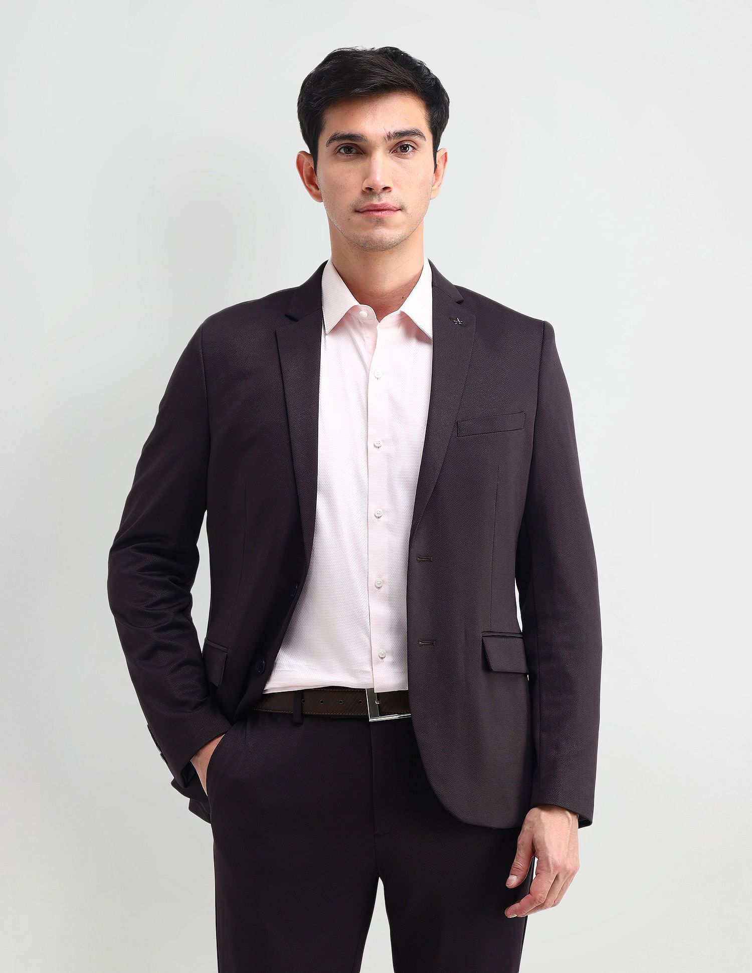 arrow Men 2-piece Solid Suit-picture-25