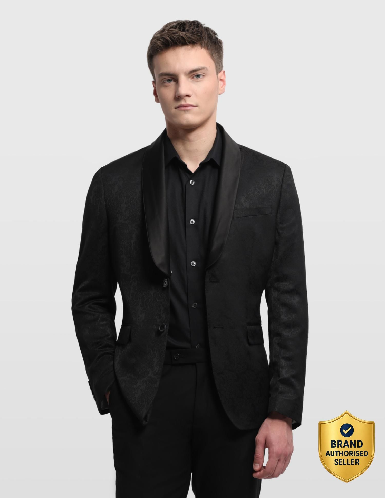 arrow Men Tuxedo Style Printed Suit-picture-39