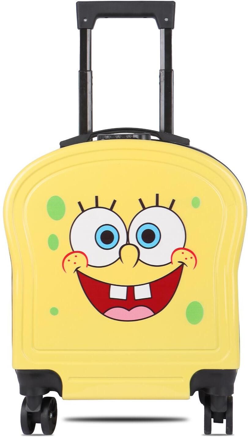 Small Cabin Suitcase (39 cm) 8 Wheels - Kids Trolley Bag Premium Polycarbonate Material Kids Waterproof Trolley Bag - Yellow-image-26