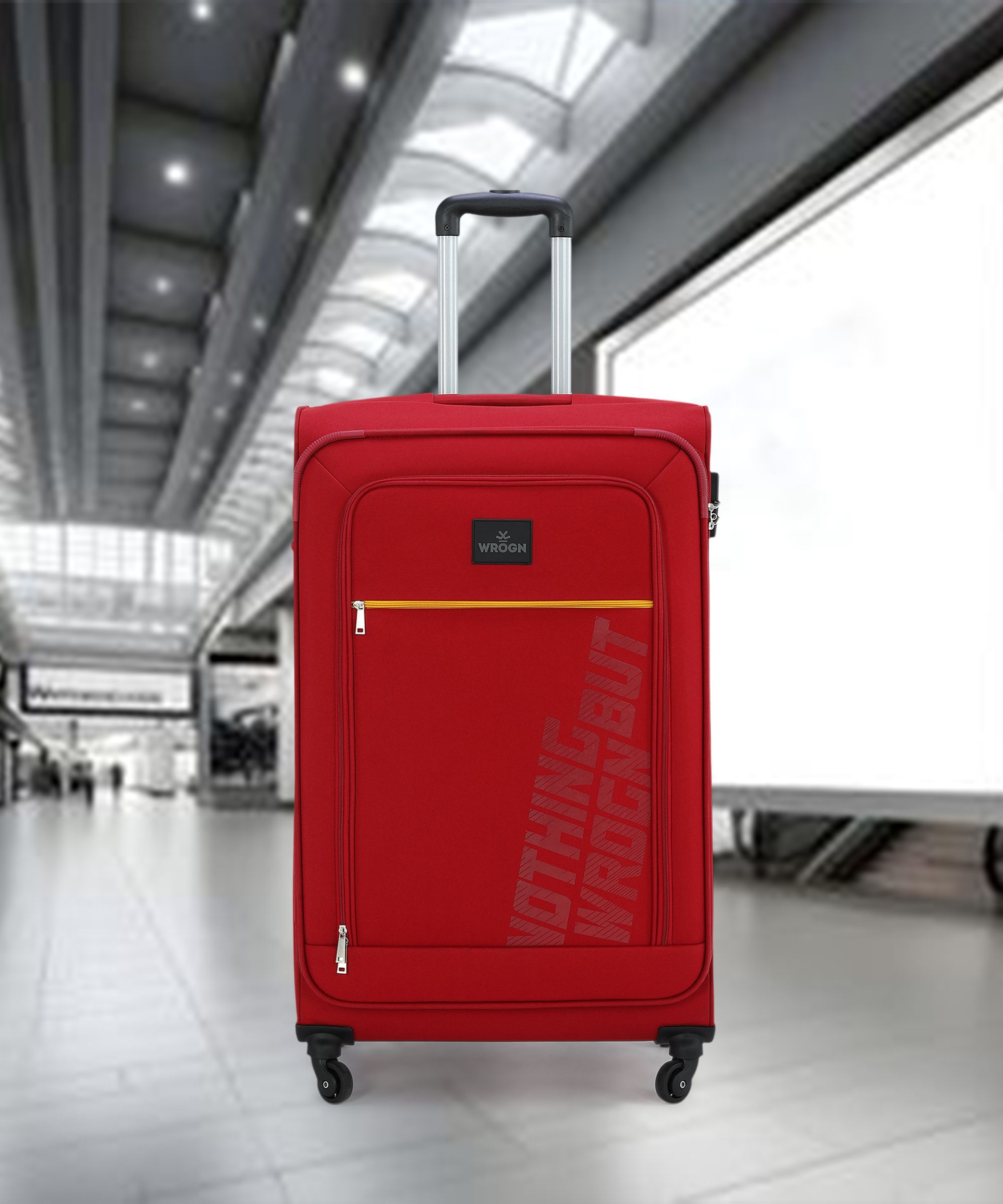 Large Check-in Suitcase (75 cm) 8 Wheels - Popzy - Red-image-40