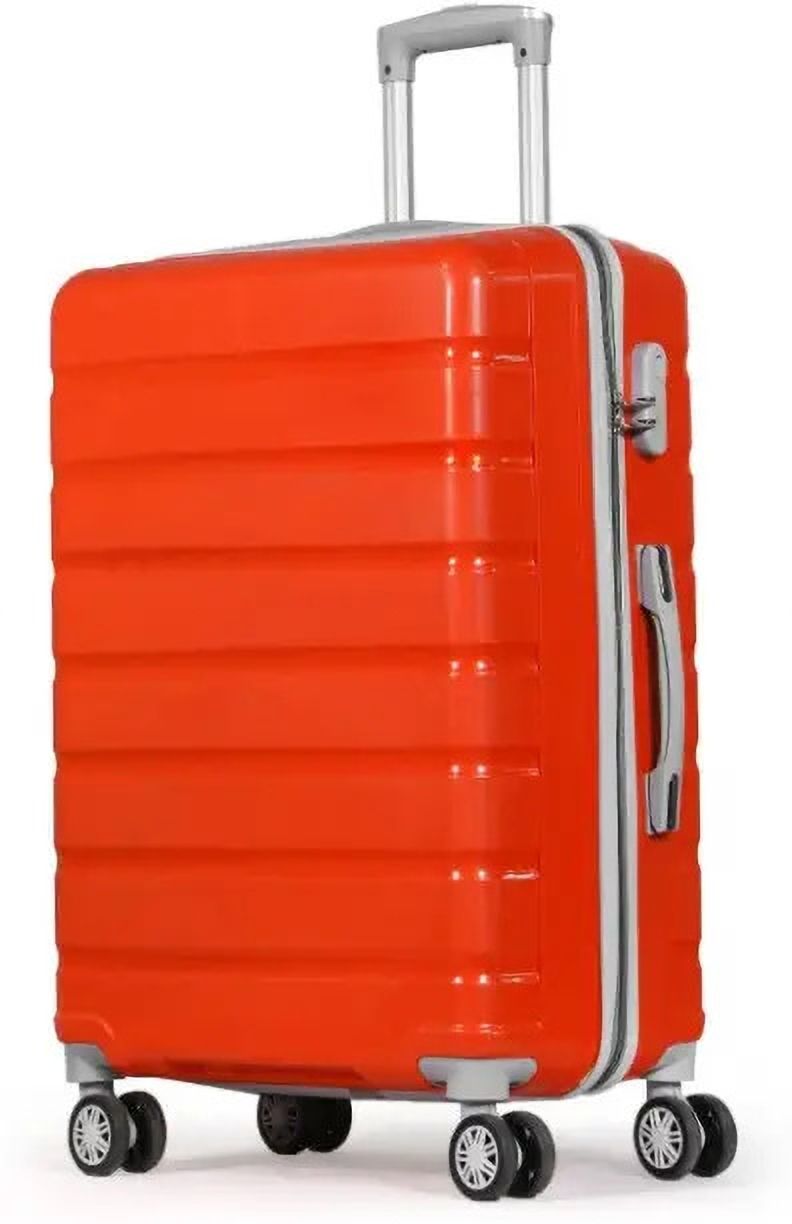 Small Cabin Suitcase (22 inch) 4 Wheels - SUITCASE - Orange-image-3