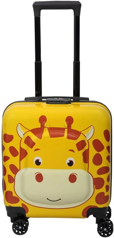Small Cabin Suitcase (42 inch) 4 Wheels - 16inch Animal Print bag 360 Degree Wheels & TSA Lock Suitcase for Kids Travel - Multicolor-image-33
