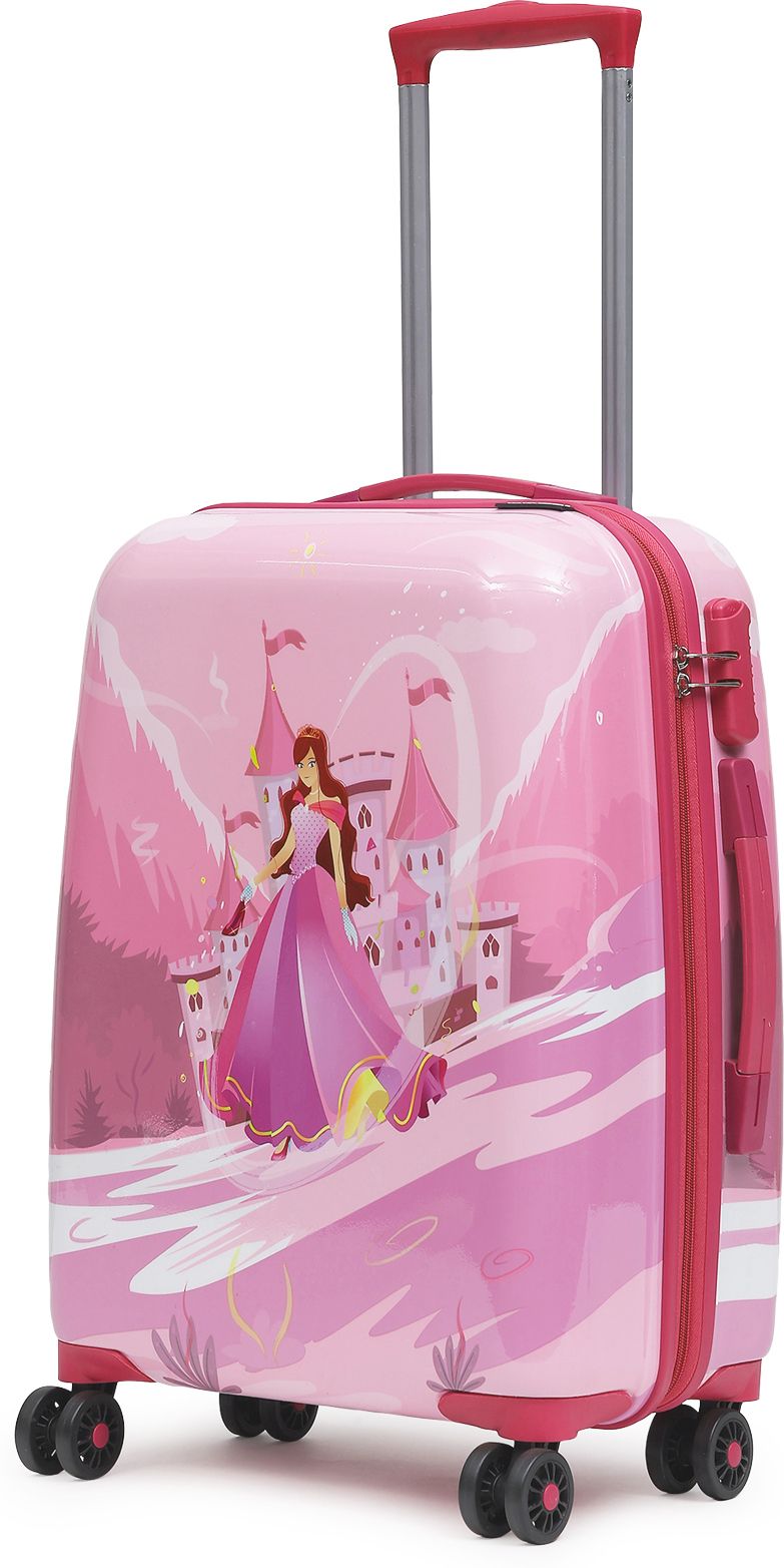 yayavar Medium Check-in Suitcase (60 cm) 8 Wheels - PRINCESS OFFICIAL MERCHANDISE KIDS TROLLEY (5 Years International Warranty) - Pink, Purple-picture-32