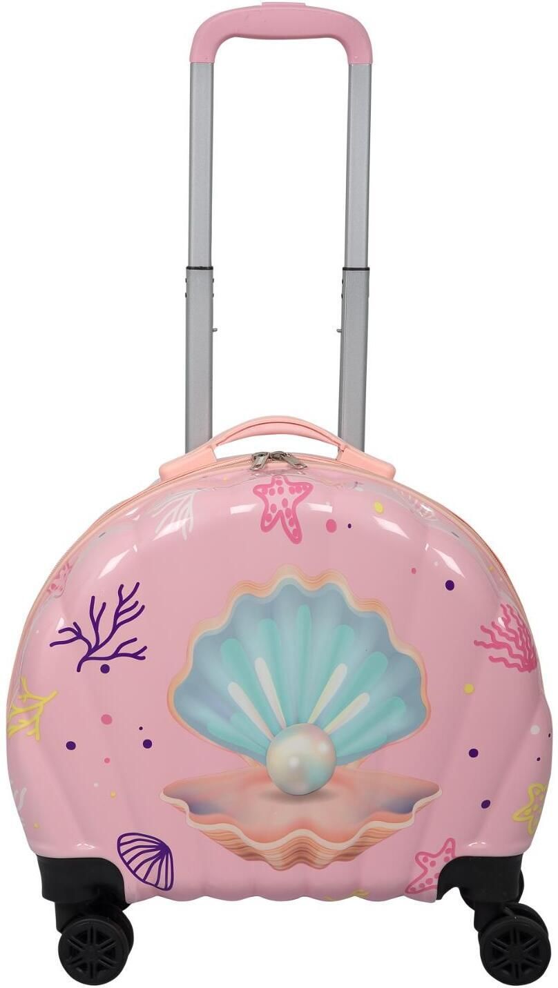 polo class Small Cabin & Check-in Set (29 inch) 8 Wheels - Trendy Cute Kids Trolley Bag - Pink-picture-37